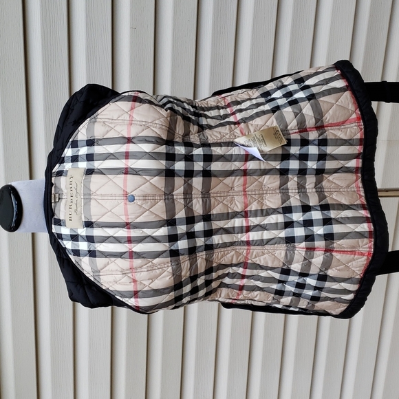 BURBERRY SHORT FINSBRIDGE NOVA CHECK LINED HOODED JACKET COAT - Picture 7 of 11
